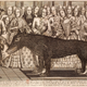 François Antoine presenta el lobo disecado ante la corte de Luis XV.